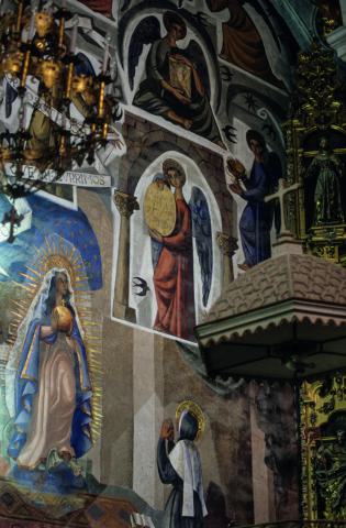 Fig. 3: Mural en la Iglesia de S. Francisco (A. Martín Pradas)