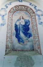 Fig. 4: Mural de la Inmaculada en el patio de san Juan