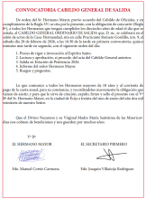 Cabildo General de salida