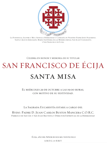  Festividad de San Francisco de Écija