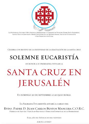 Fiesta de la Exaltación a la Santa Cruz